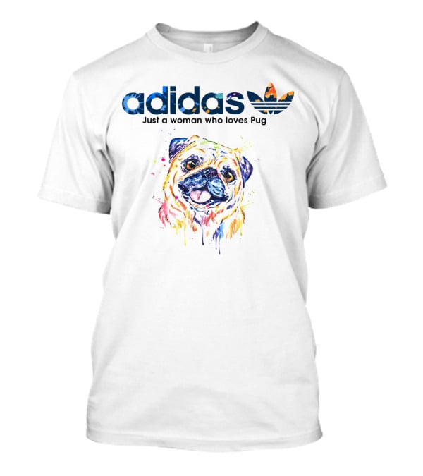 Just A Woman Who Loves Pug T-Shirt