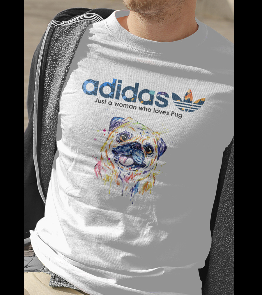 Just A Woman Who Loves Pug T-Shirt