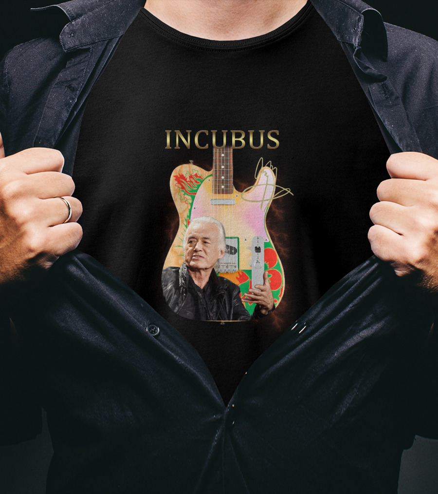 Incubus Signature Guitar With Rock Legend T-Shirt