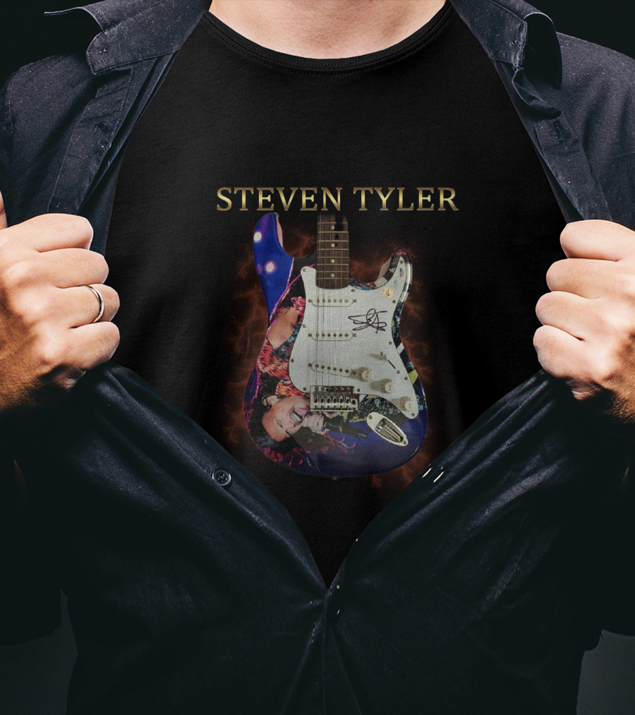Steven Tyler Guitar T-Shirt