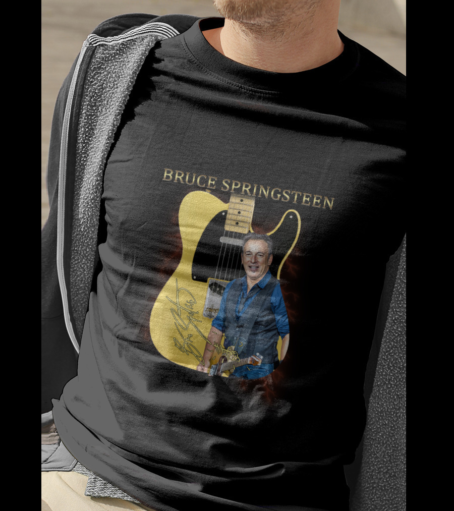 Bruce Springsteen Signature Guitar With Classic Telecaster T-Shirt
