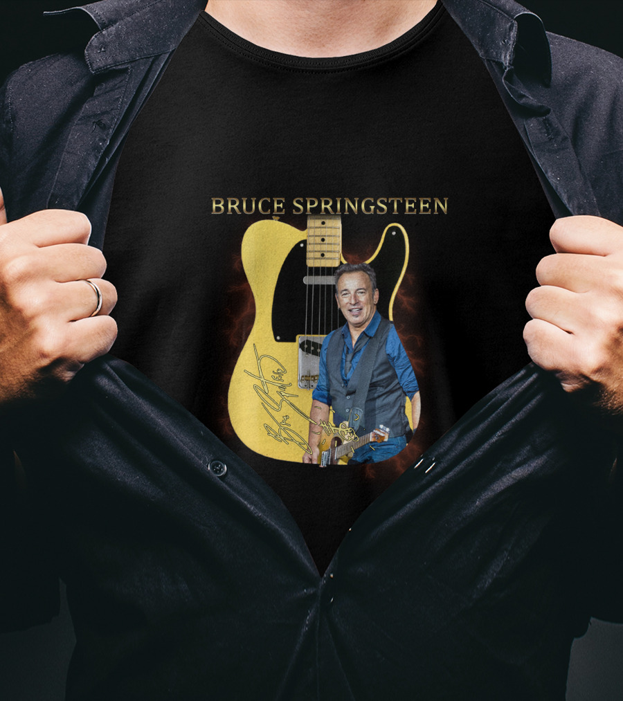 Bruce Springsteen Signature Guitar With Classic Telecaster T-Shirt