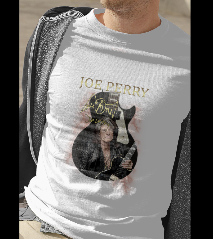 Joe Perry Aerosmith Signature Guitar Iconic T-Shirt