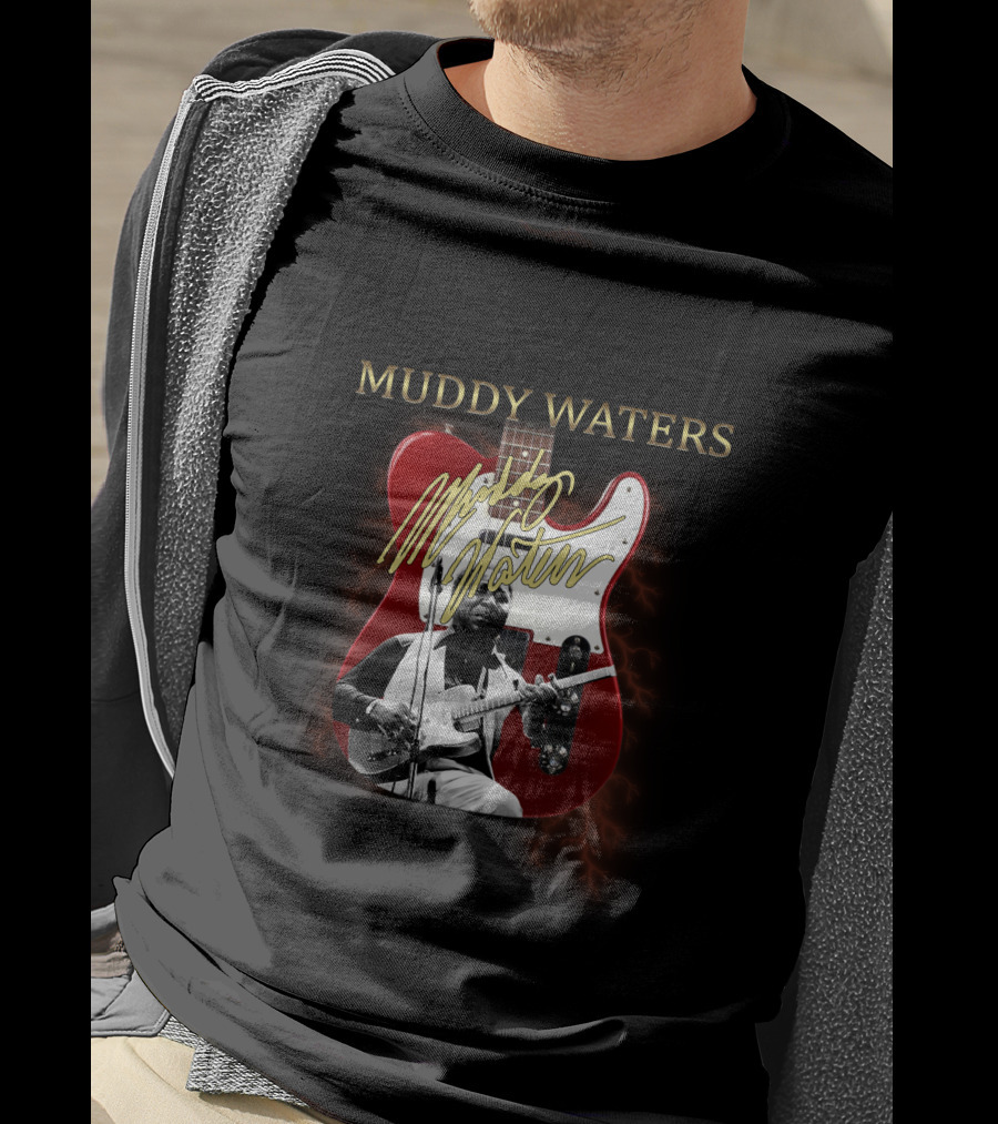 Muddy Waters Guitar Signature Red Telecaster T-Shirt