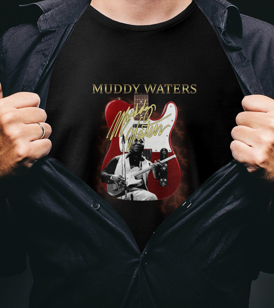 Muddy Waters Guitar Signature Red Telecaster T-Shirt