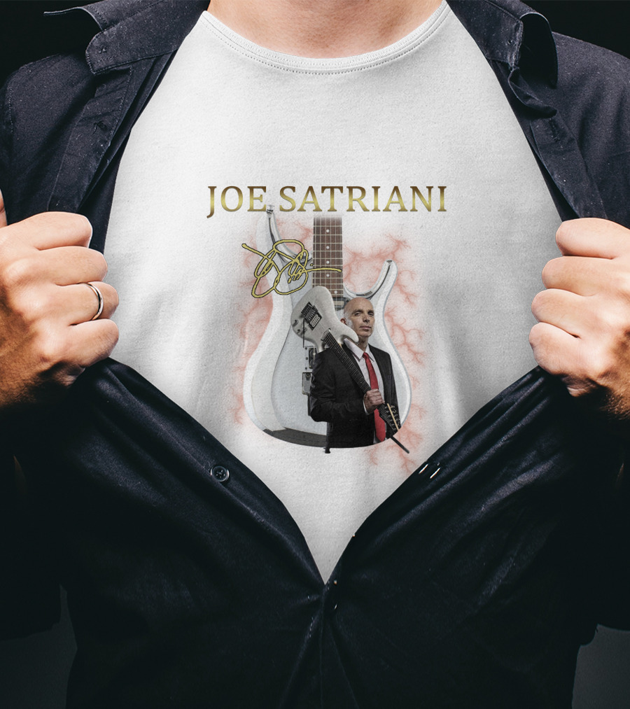 Joe Satriani Signature Guitar With Electric Lightning T-Shirt