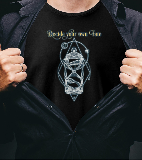 Decide Your Own Fate Keepers Of Fate Hourglass Celestial T-Shirt