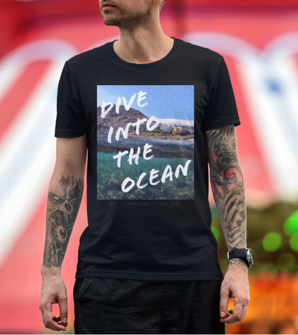 Premium T-Shirt: Dive into the Ocean Scenic Canary Edition Coastline Adventure T-Shirt Dive into the Ocean Scenic Canary Edition Coastline Adventure T-Shirt