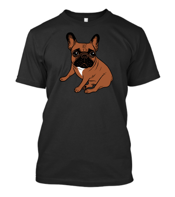 Red Fawn Frenchie Bulldog T-Shirt
