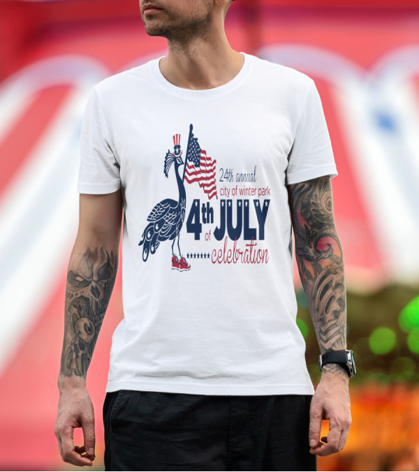 Premium T-Shirt: 24th Annual City of Winter Park 4th of July T-Shirt 24th Annual City of Winter Park 4th of July T-Shirt