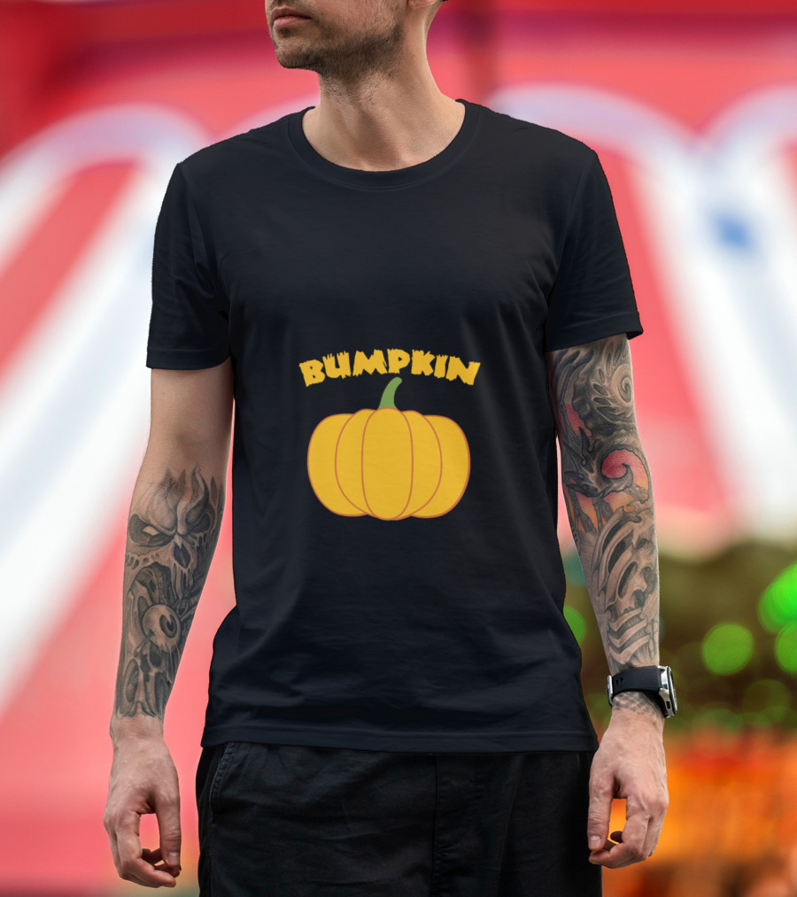Pumpkin Bumpkin Bold Autumn Harvest Humor T-Shirt