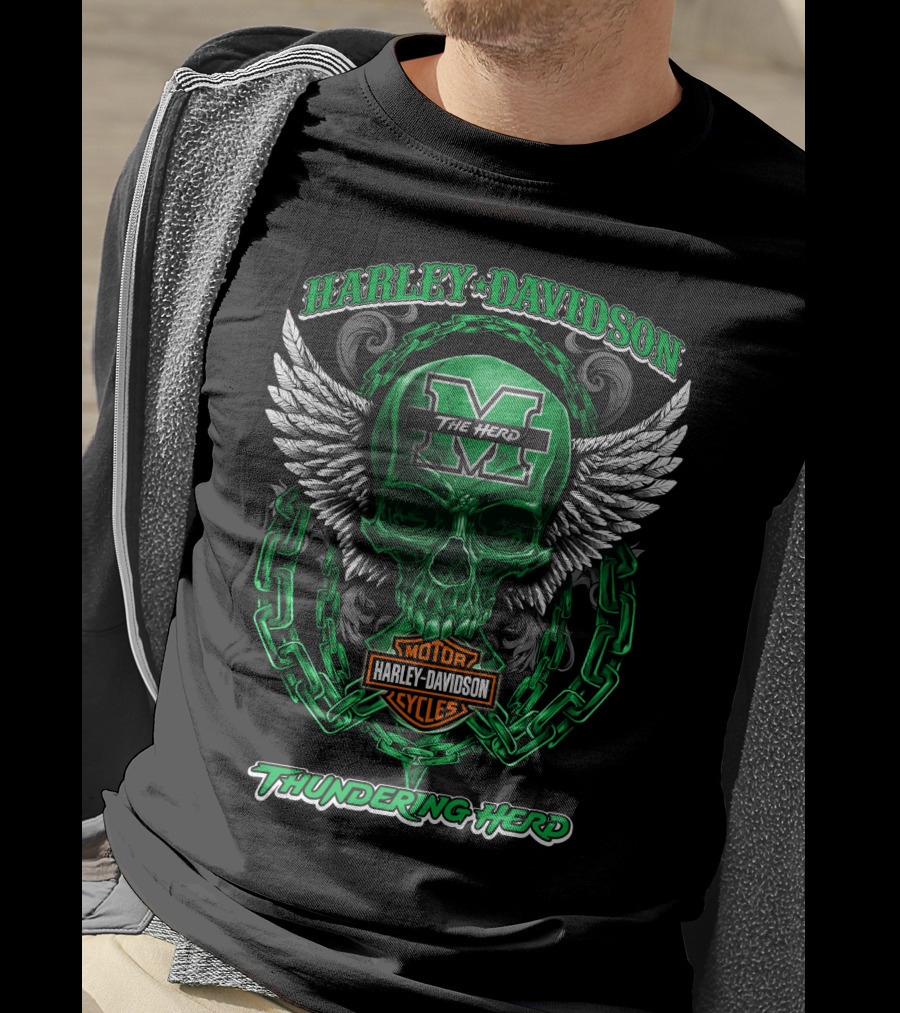 Harley Davidson The Herd Motorcycles Thundering Herd T-Shirt