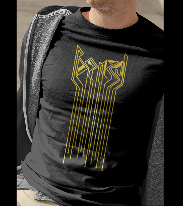 Bonzai Gold Phoenix Circuit Board T-Shirt