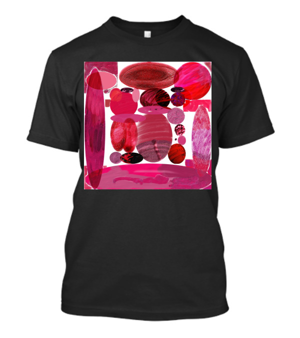 Abstract Red Circles And Spheres T-Shirt