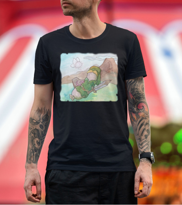 Premium T-Shirt: Sausage Link Adventure Inspired by The Legend of Zelda T-Shirt Sausage Link Adventure Inspired by The Legend of Zelda T-Shirt