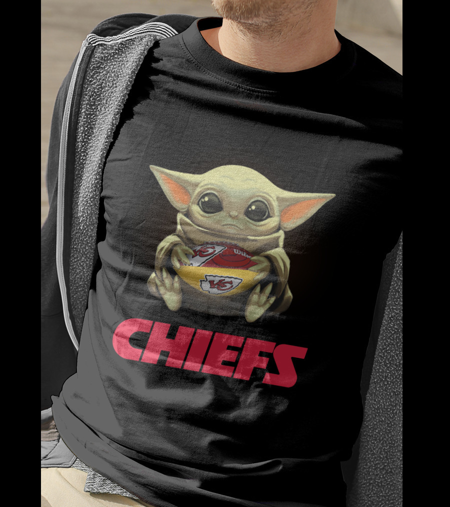 Yoda Baby Chiefs Football Fan Merchandise T-Shirt