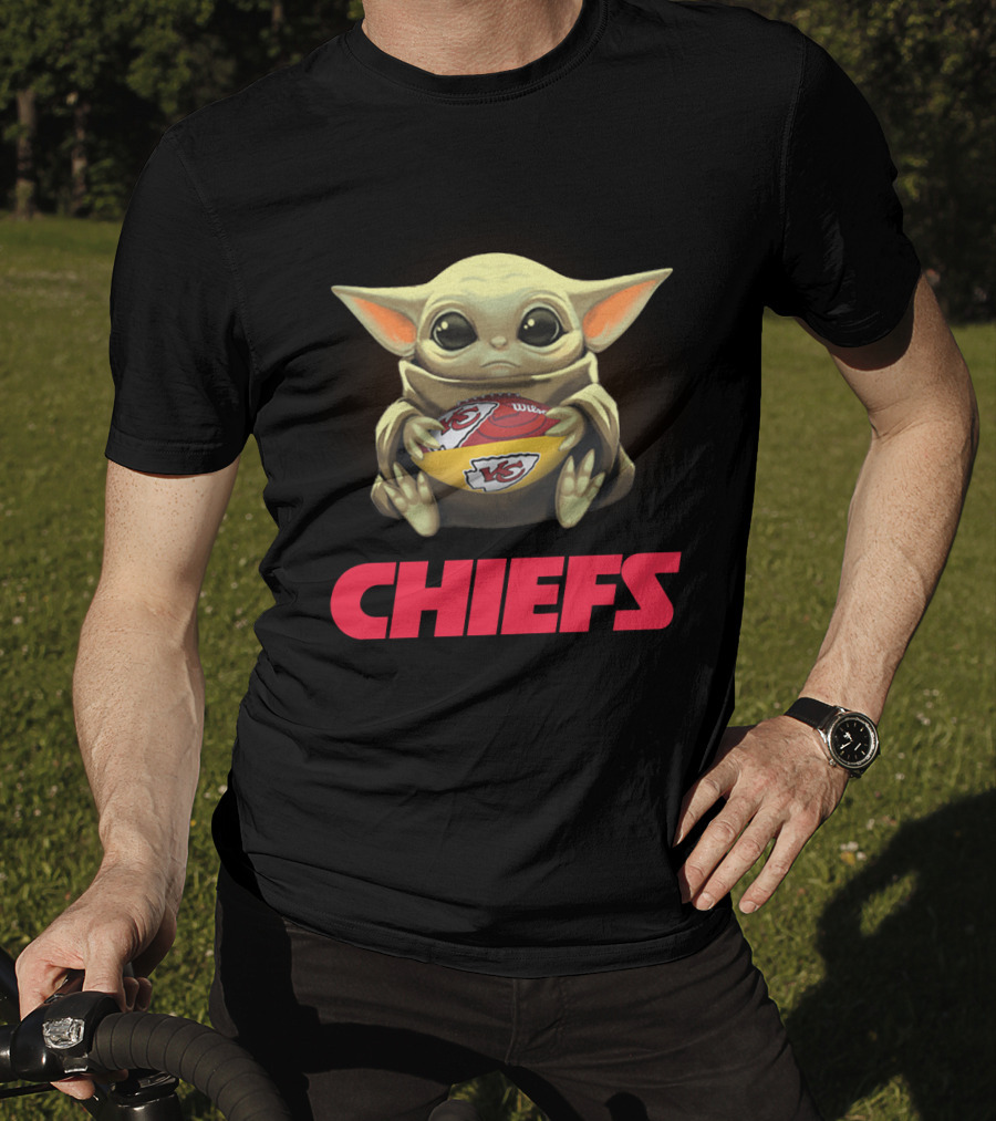 Yoda Baby Chiefs Football Fan Merchandise T-Shirt
