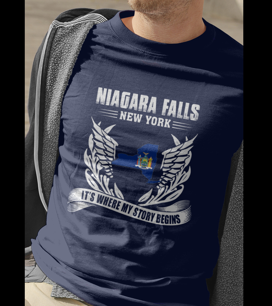 Niagara Falls New York It's Where My Story Begins T-Shirt