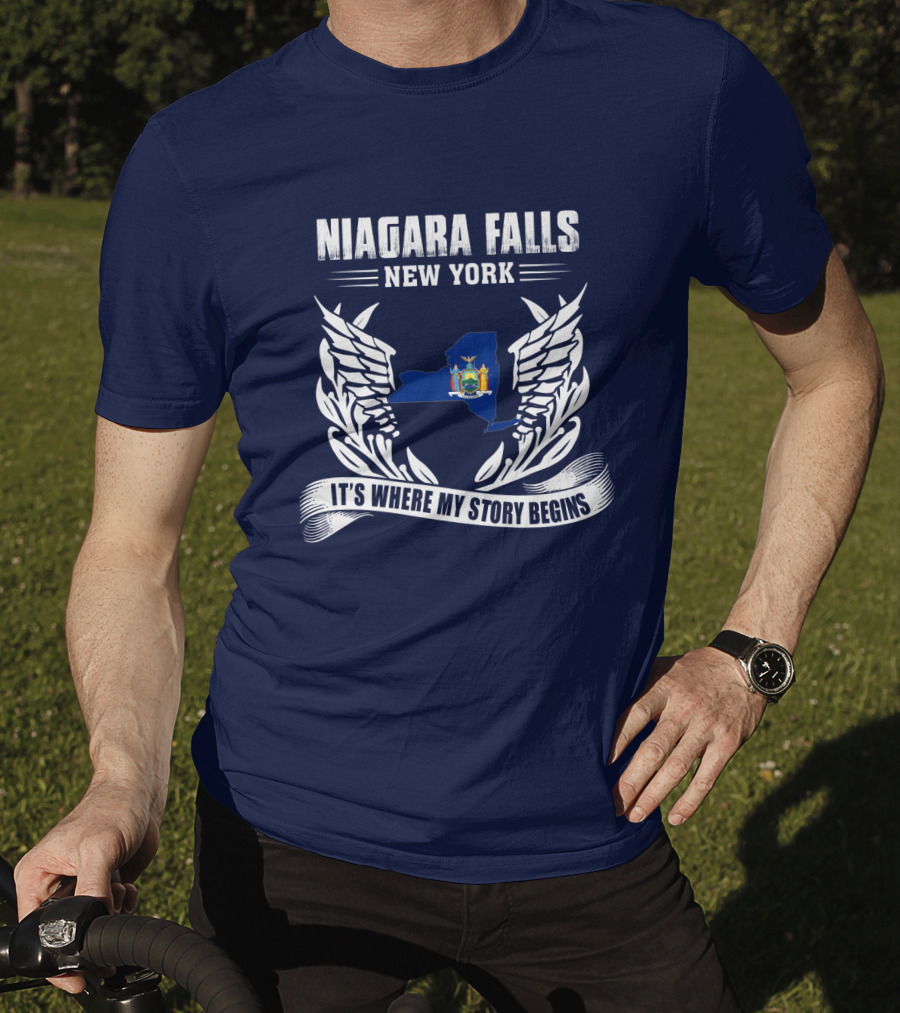 Niagara Falls New York It's Where My Story Begins T-Shirt