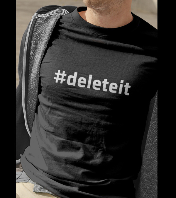 DeleteIt Social Network T-Shirt