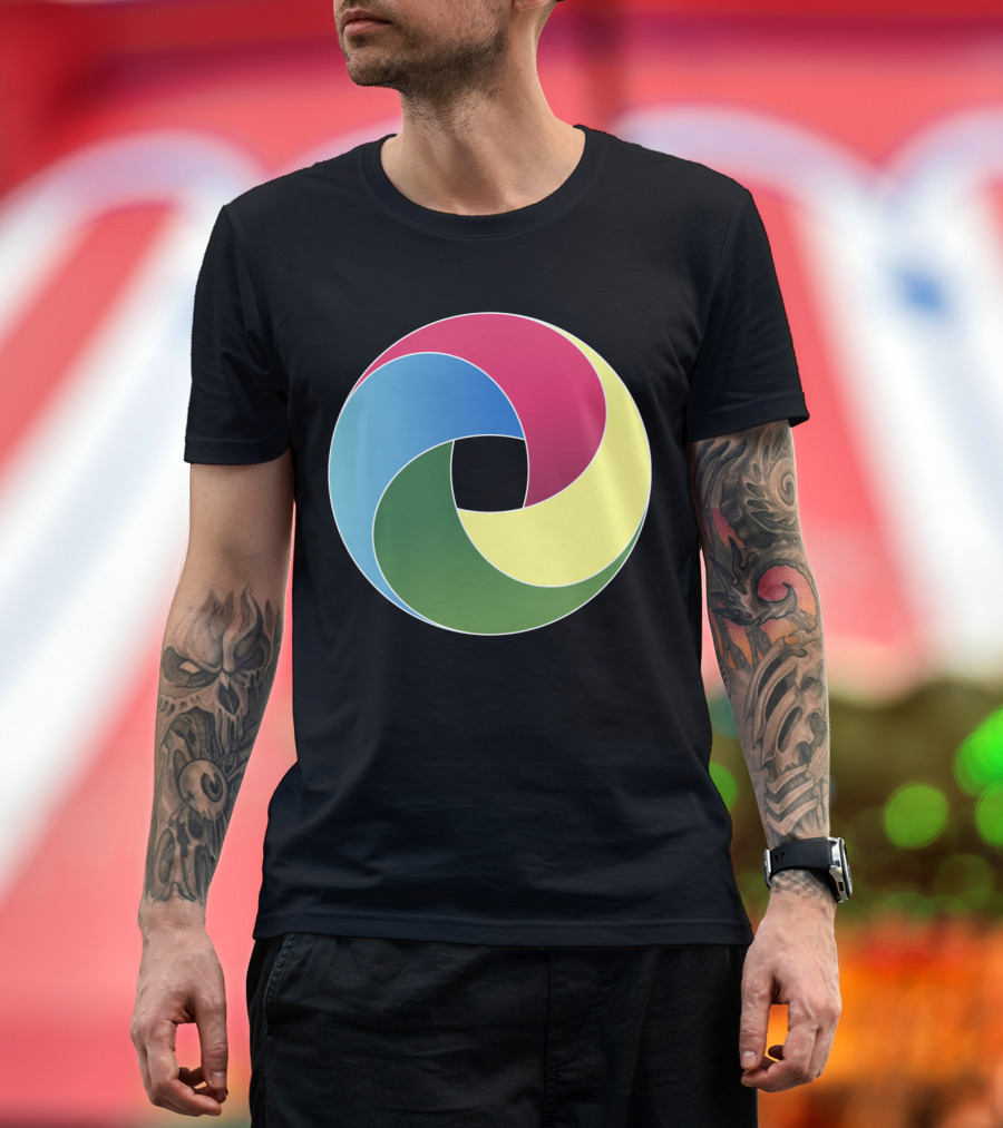 Hello World Colorful Swirl T-Shirt