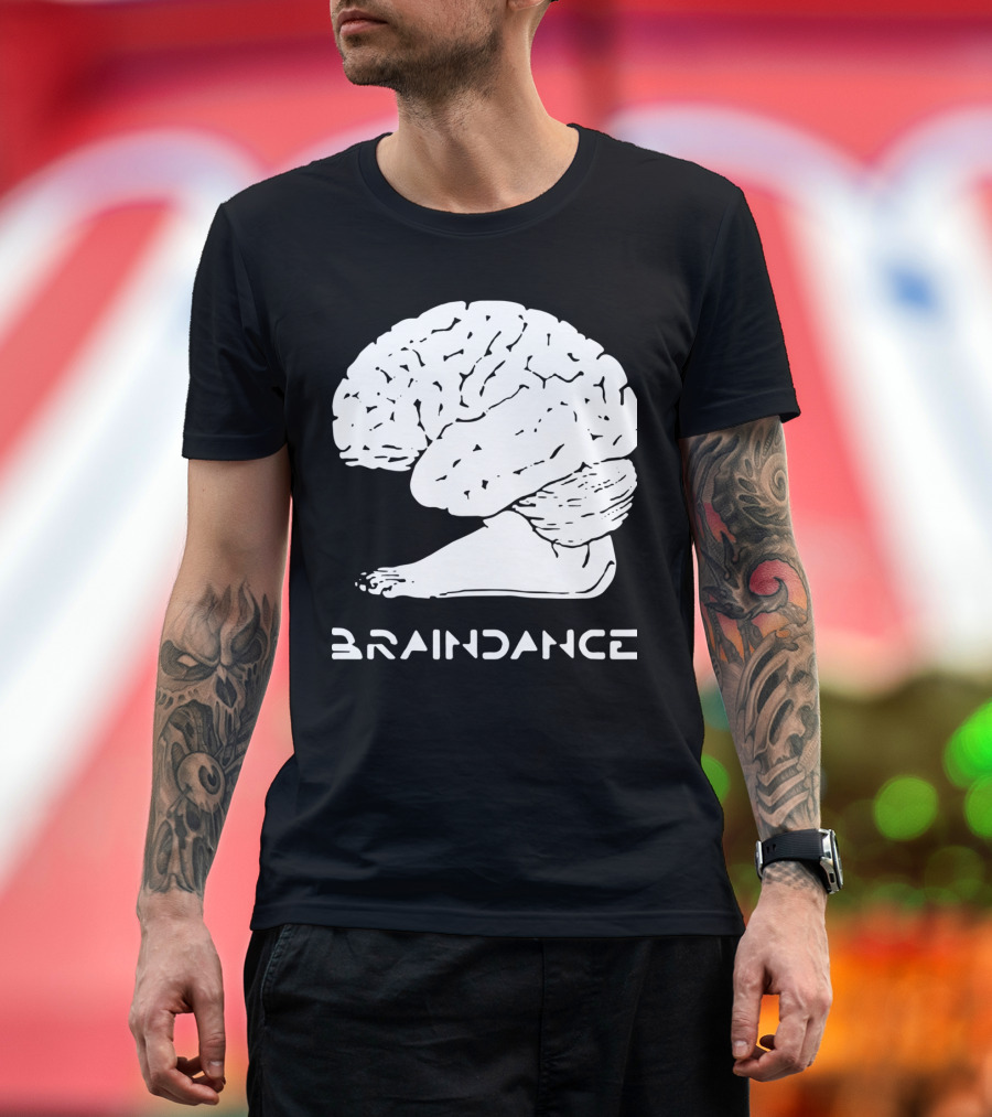 Braindance Foot Brain Humour Fusion T-Shirt