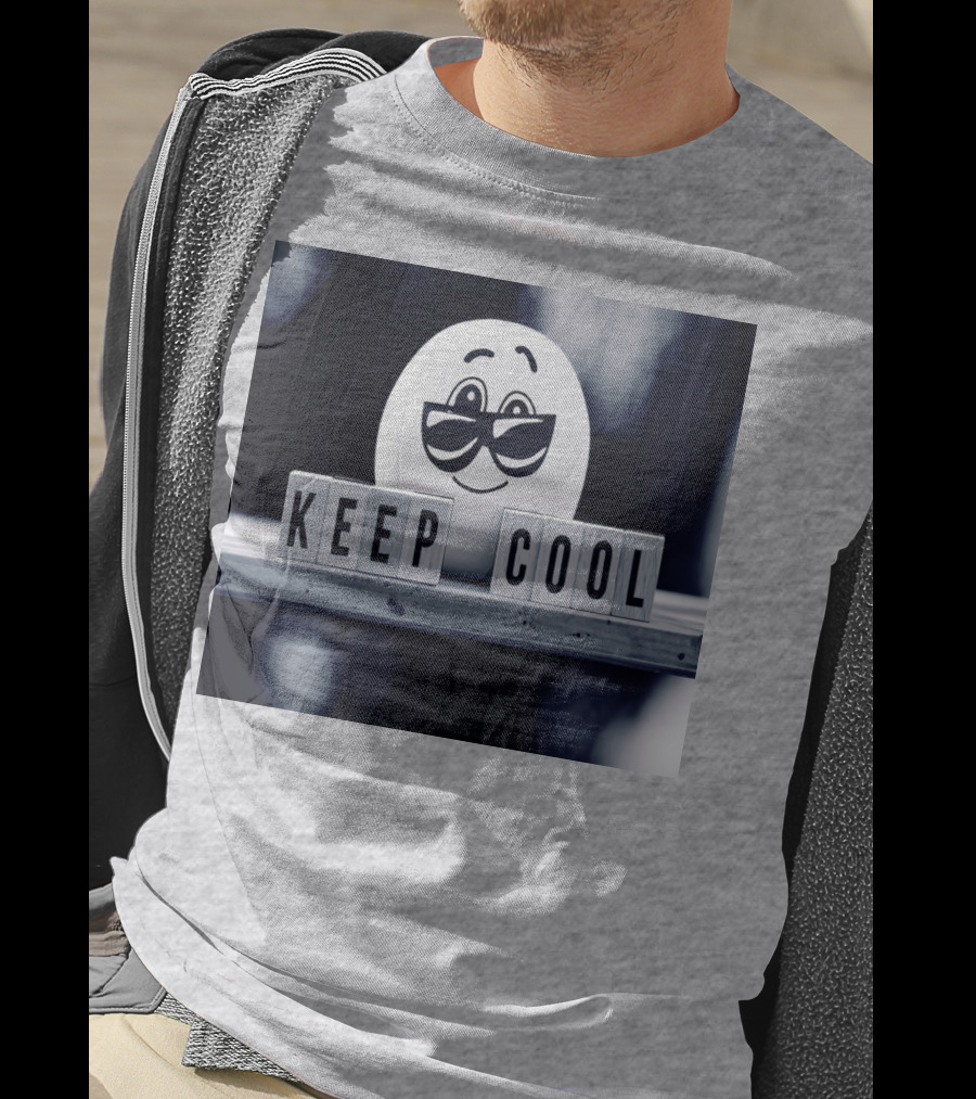 Keep Cool Emoji With Sunglasses T-Shirt