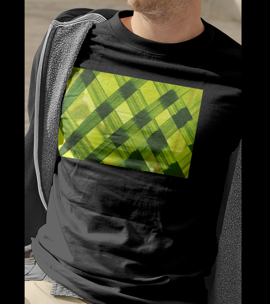 Green Reed Weaving T-Shirt