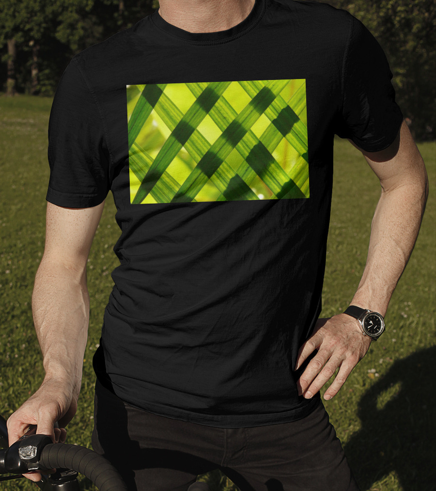 Green Reed Weaving T-Shirt