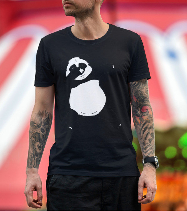 Premium T-Shirt: Dabbing Panda Dance Pose T-Shirt Dabbing Panda Dance Pose T-Shirt