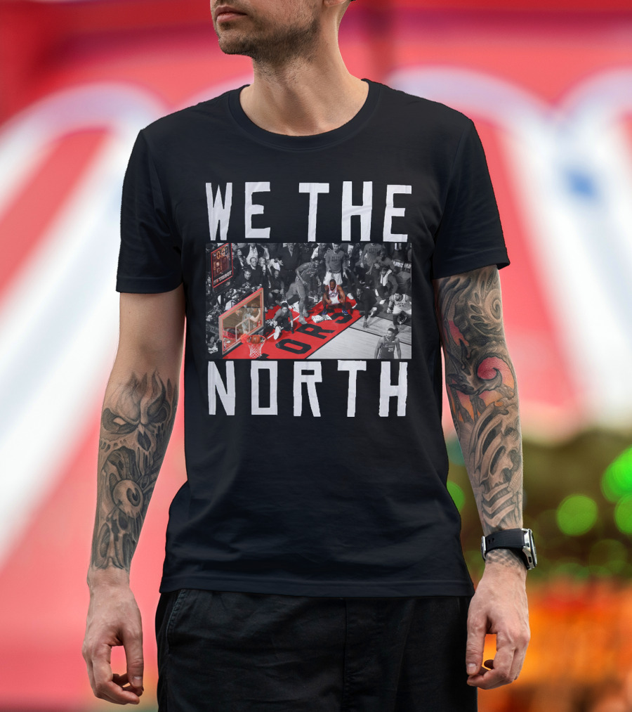 We The North Iconic Buzzer Beater Moment Raptors Basketball T-Shirt