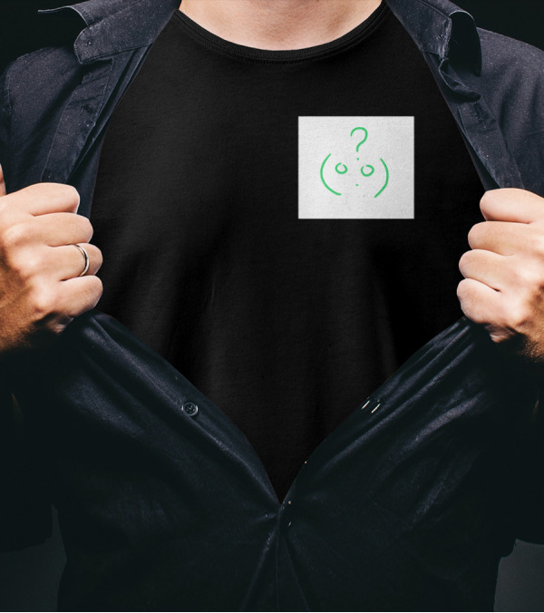 How Do I Communicate With Animals Question Mark Abstract Face T-Shirt