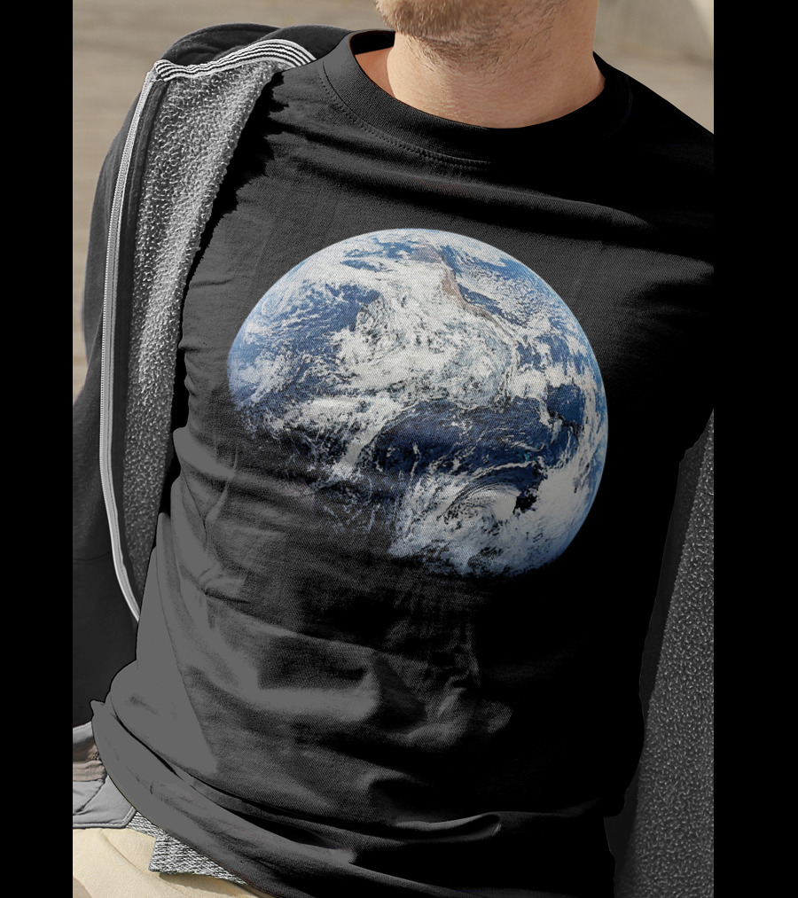 Planet Earth View From Apollo 8 Space Mission T-Shirt