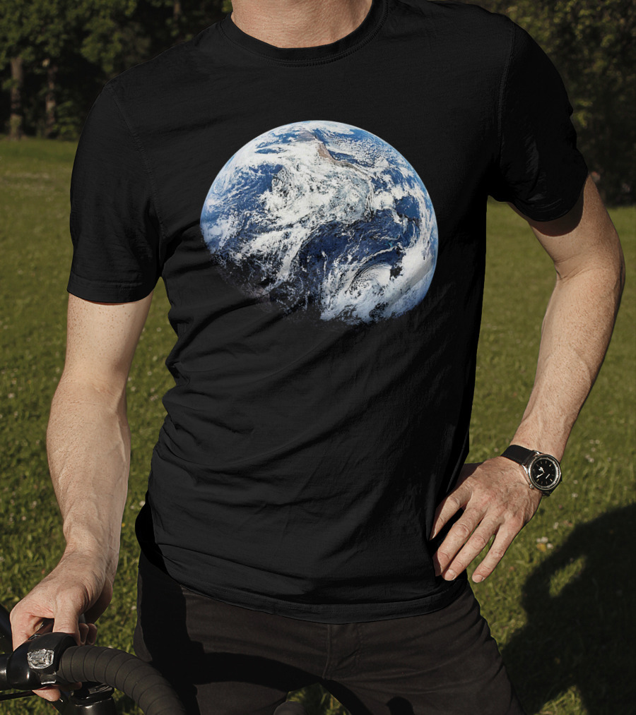 Planet Earth View From Apollo 8 Space Mission T-Shirt
