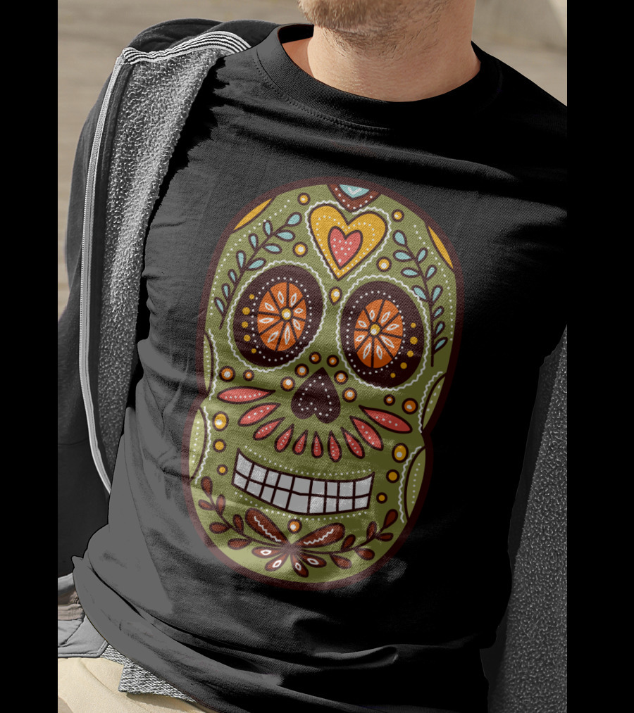 Day Of The Dead Sugar Skull 422 T-Shirt