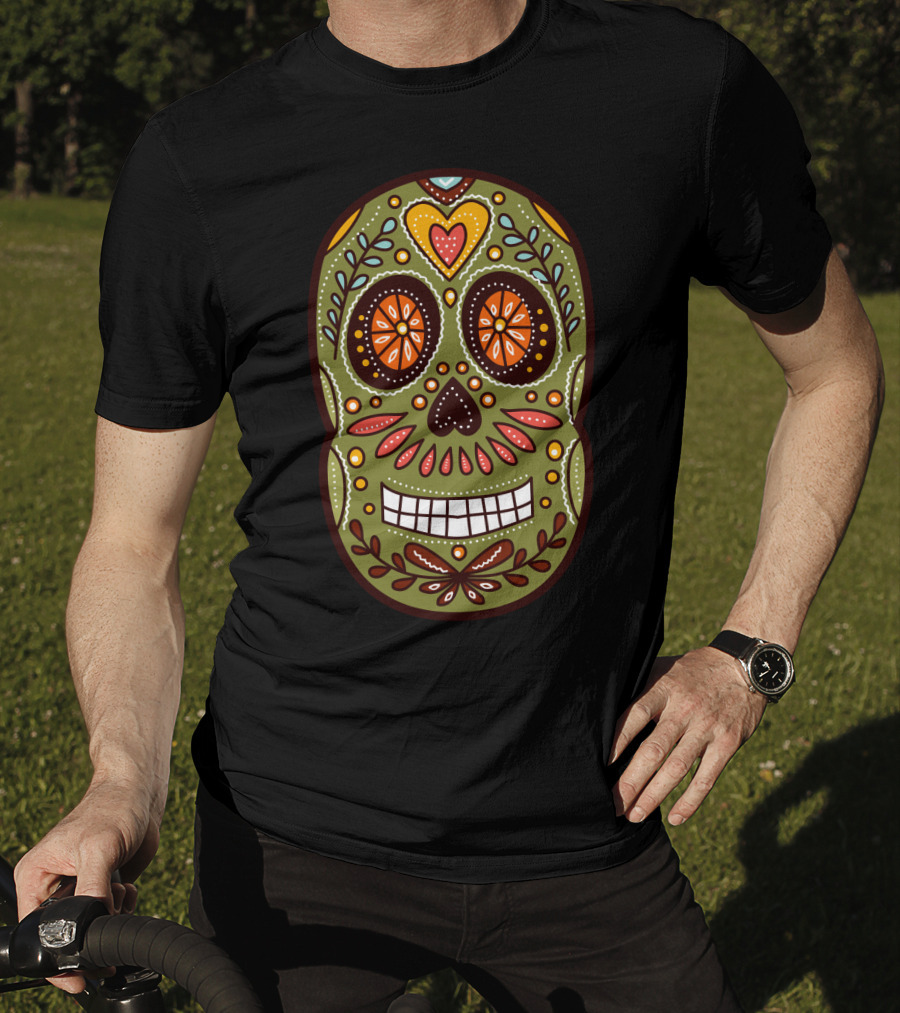 Day Of The Dead Sugar Skull 422 T-Shirt