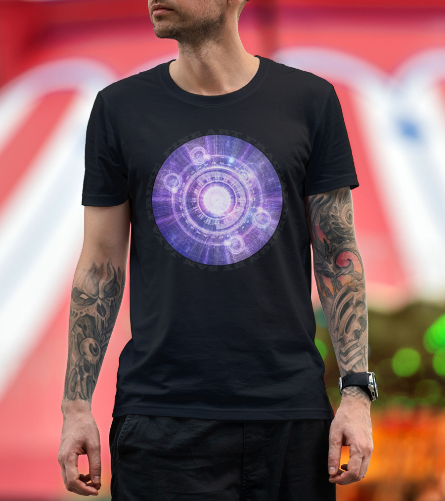 Prime Fractal Art Alchemy HUD with Hyperspace Bending T-Shirt