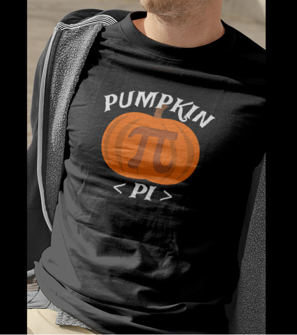 Pumpkin Pi Math Geometry Nerd Teacher Iconic T-Shirt