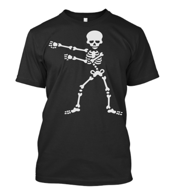 Floss Dance Skeleton Boy Kid Flossing Backpack T-Shirt