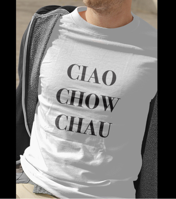 CIAO CHOW CHAU Text T-Shirt