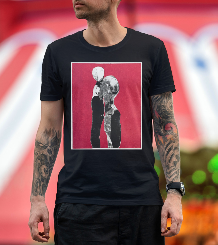Dialogue Abstract Figures T-Shirt