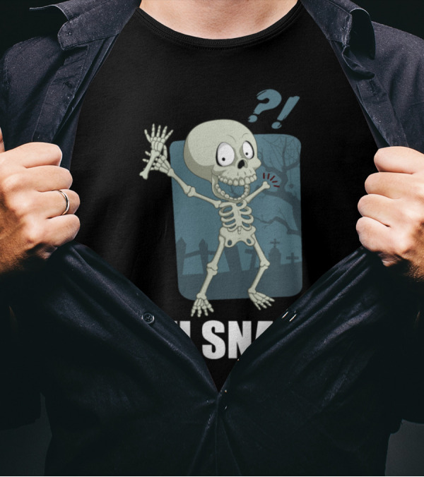 Funny Skeleton Oh Snap Broken Arm Bones Limbs T-Shirt
