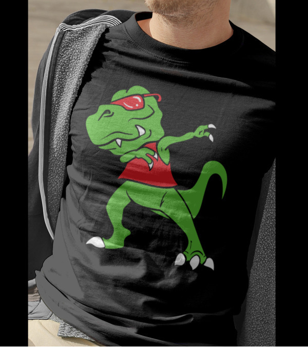 Dabbing T-Rex Dinosaur Dab Trex Tyrannosaurus Rex T-Shirt