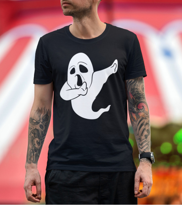 Premium T-Shirt: Dabbing Dab Dancing Halloween Ghost T-Shirt Dabbing Dab Dancing Halloween Ghost T-Shirt