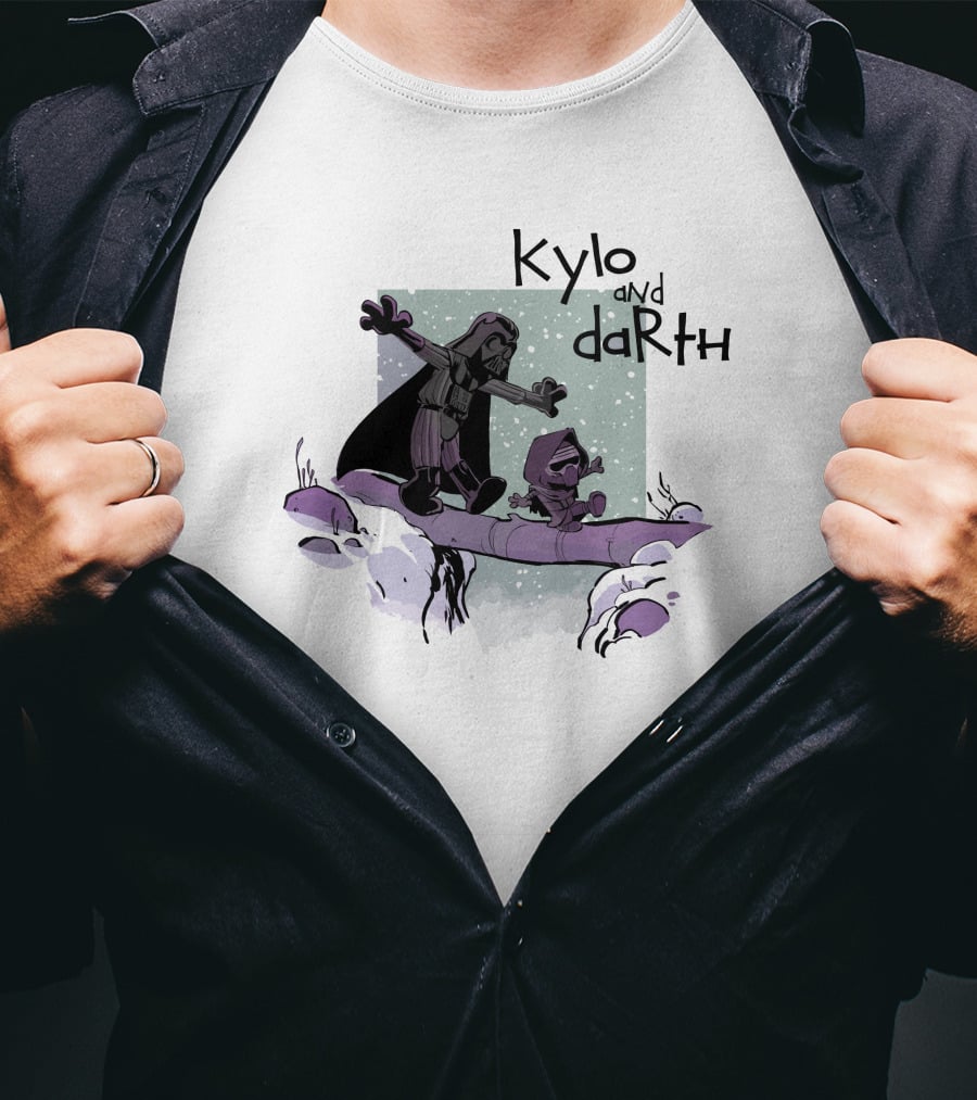 Kylo And Darth Snowy Adventure T-Shirt