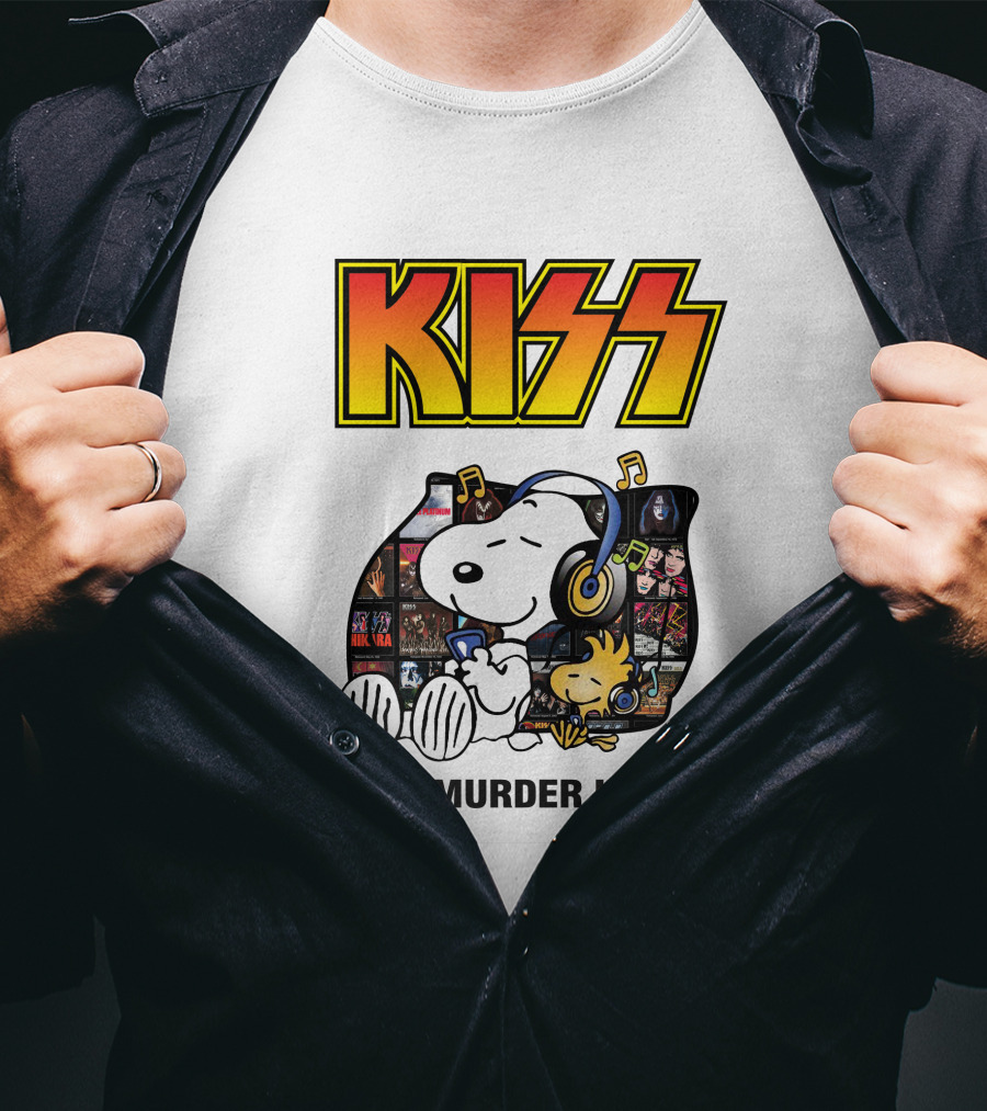 KISS Snoopy Because Murder Is Wrong T-Shirt