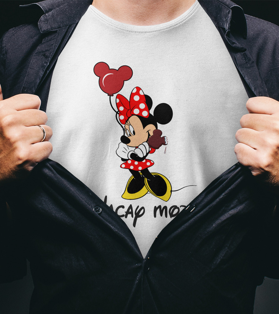 Disney Minnie Mouse Vacay Mode Balloon And Ice Cream T-Shirt