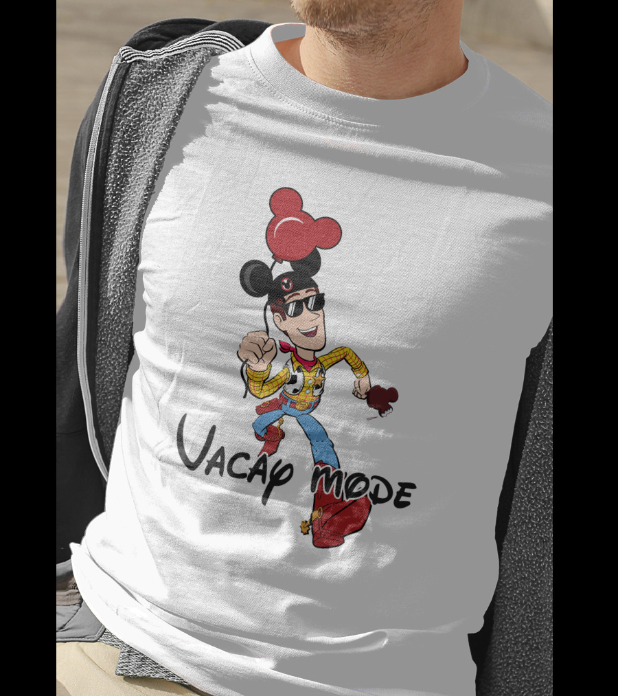 Vacay Mode Woody Mickey Ears Fun Adventure T-Shirt