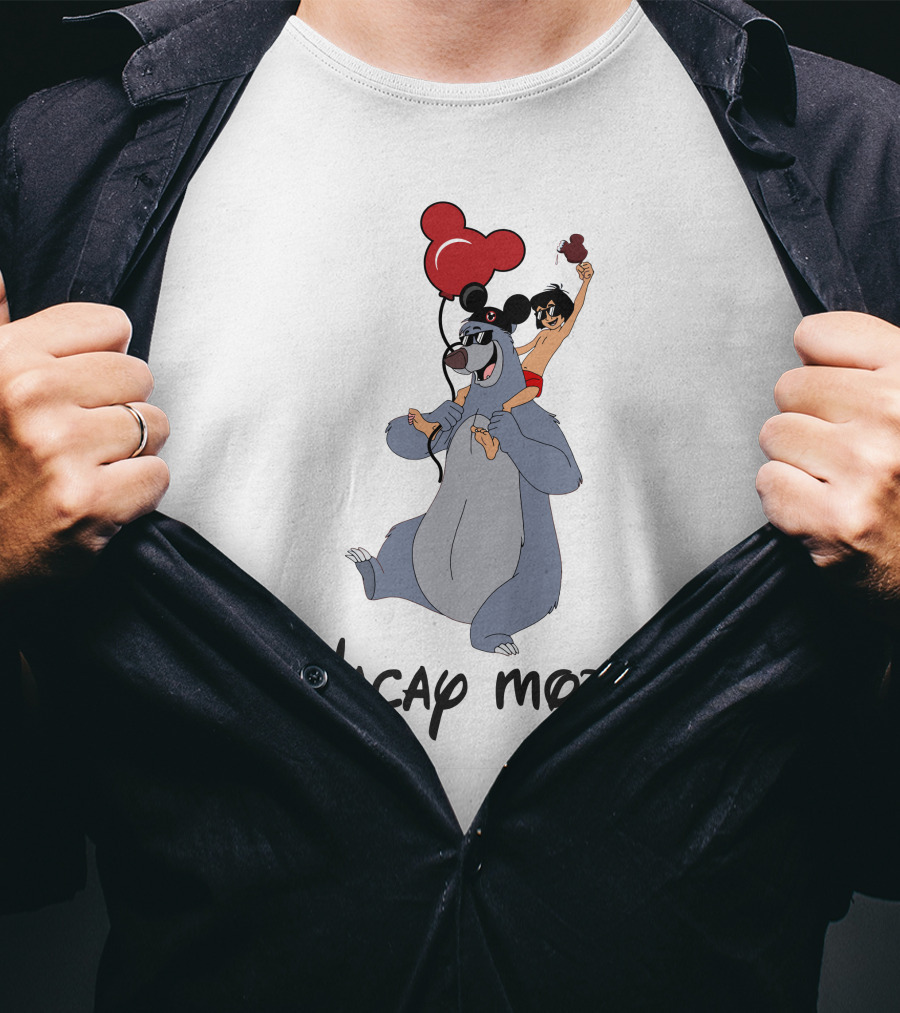 Baloo And Tarzan Vacay Mode Balloon Adventure T-Shirt