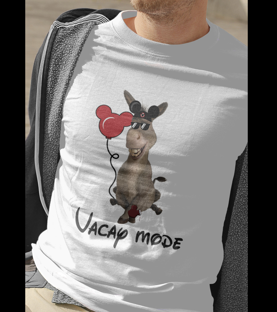 Vacay Mode Donkey With Balloon T-Shirt